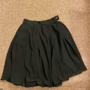 Black full skirt